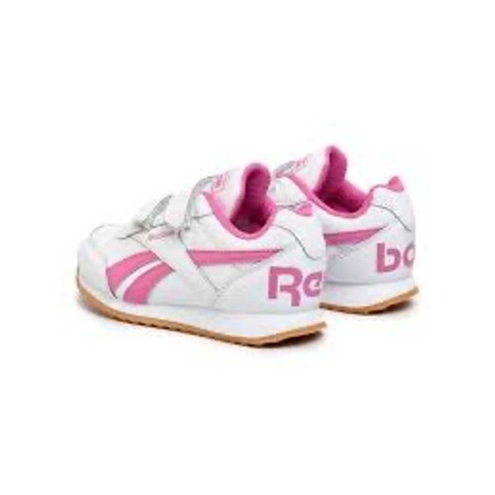Reebok Royal White Pink Toddler Sneakers Hook and Loop Size 4 Toddler